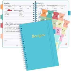 PECULA Recipe Book, Recipe Book to Write In Your Own Recipes, Blank Re…