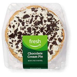 Amazon Fresh Brand, Chocolate Cream Pie, 29 Oz