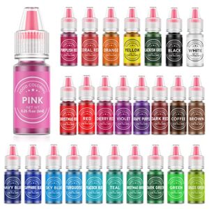 Food Coloring for Baking – 26 Vibrant Cake Coloring Liquid Set for Des…