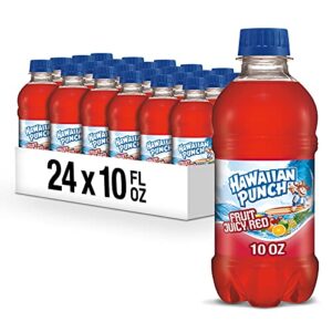 Hawaiian Punch Fruit Juicy Red Fruit Juice Drink, 10 Fl Oz Bottles, 24…