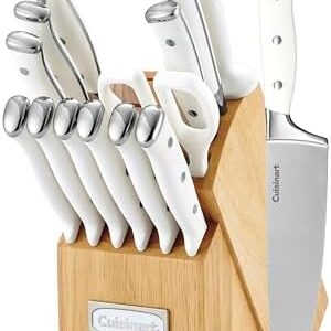 Cuisinart 15-Piece Knife Set with Block, High Carbon Stainless Steel, …